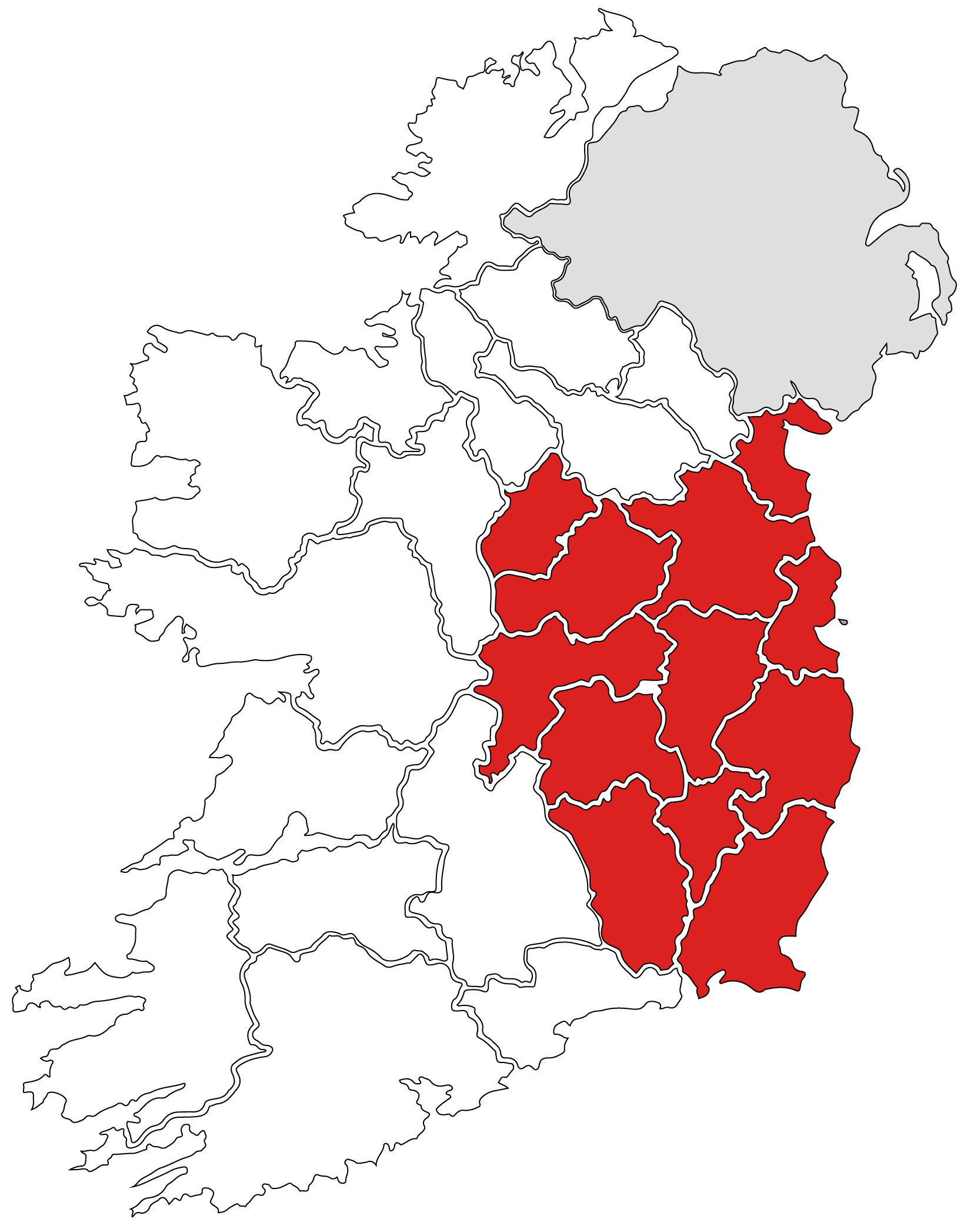 Map of Ireland